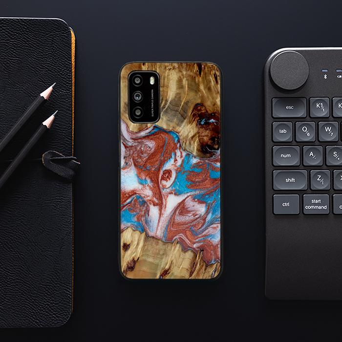 Xiaomi POCO M3 Handyhülle aus Harz und Holz - Synergy#D103