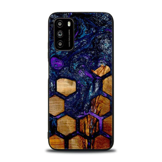 Xiaomi POCO M3 Etui na telefon z żywicy i drewna - Synergy#D105