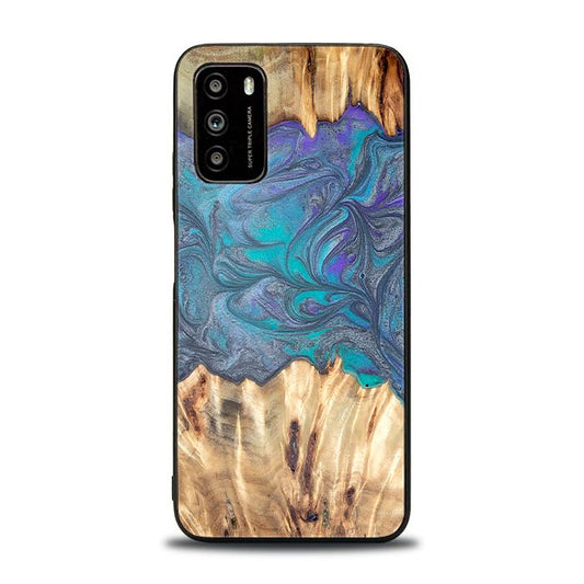 Xiaomi POCO M3 Handyhülle aus Harz und Holz - Synergy#D107