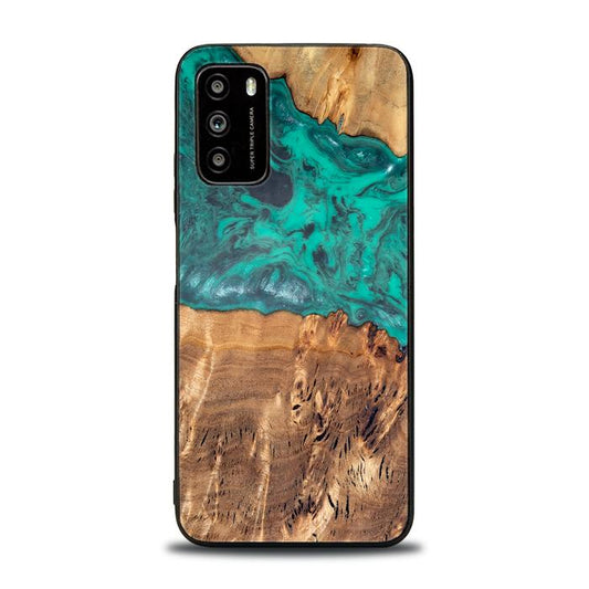 Xiaomi POCO M3 Handyhülle aus Harz und Holz - Synergy#D111