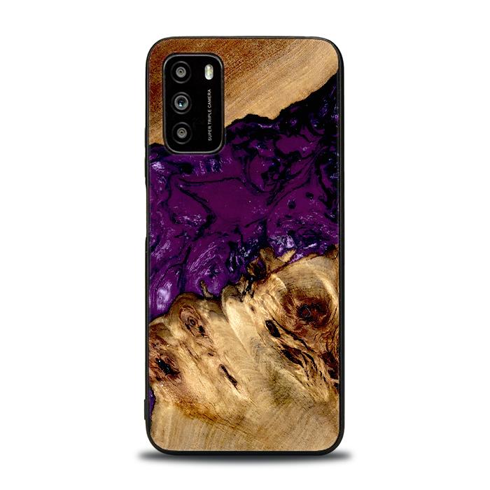 Xiaomi POCO M3 Handyhülle aus Harz und Holz - Synergy#D113