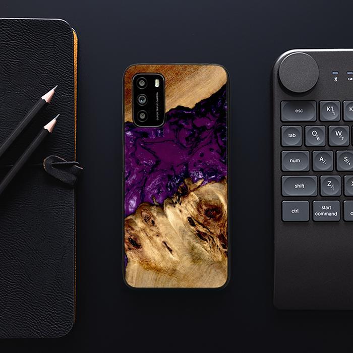 Xiaomi POCO M3 Handyhülle aus Harz und Holz - Synergy#D113
