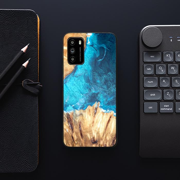 Xiaomi POCO M3 Etui na telefon z żywicy i drewna - Synergy#D115