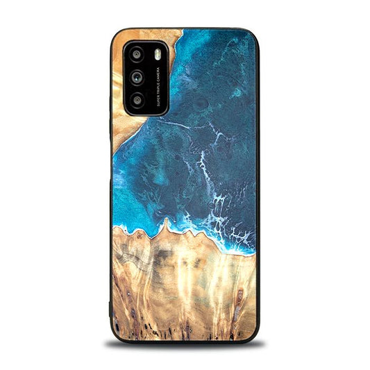 Xiaomi POCO M3 Handyhülle aus Kunstharz und Holz - Synergy#D116