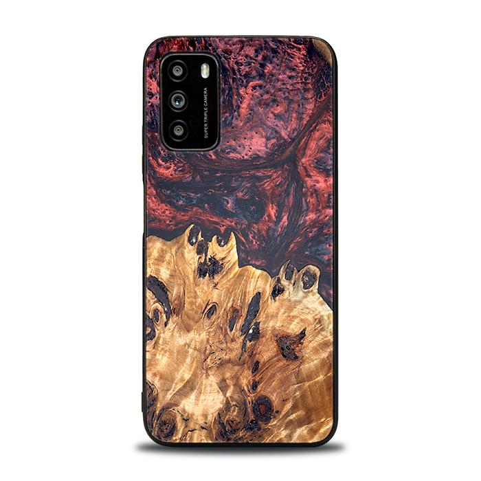 Xiaomi POCO M3 Etui na telefon z żywicy i drewna - Synergy#D118