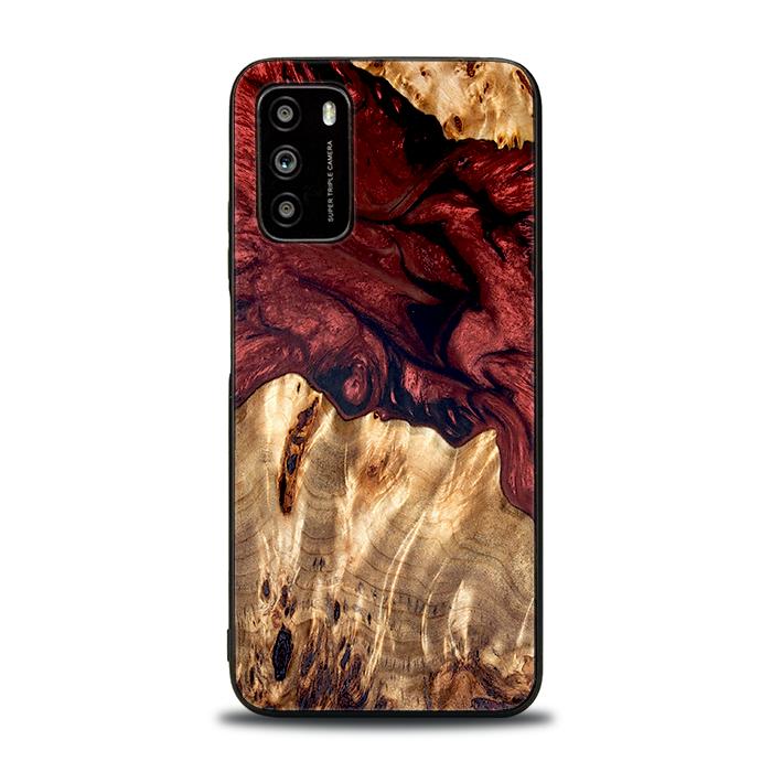 Xiaomi POCO M3 Etui na telefon z żywicy i drewna - Synergy#D121