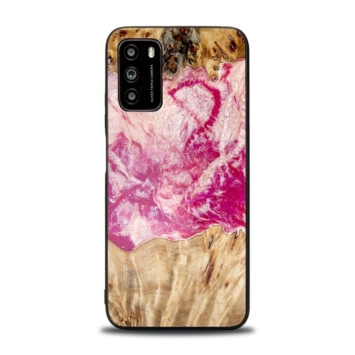 Xiaomi POCO M3 Resin & Wood Phone Case - Synergy#D123