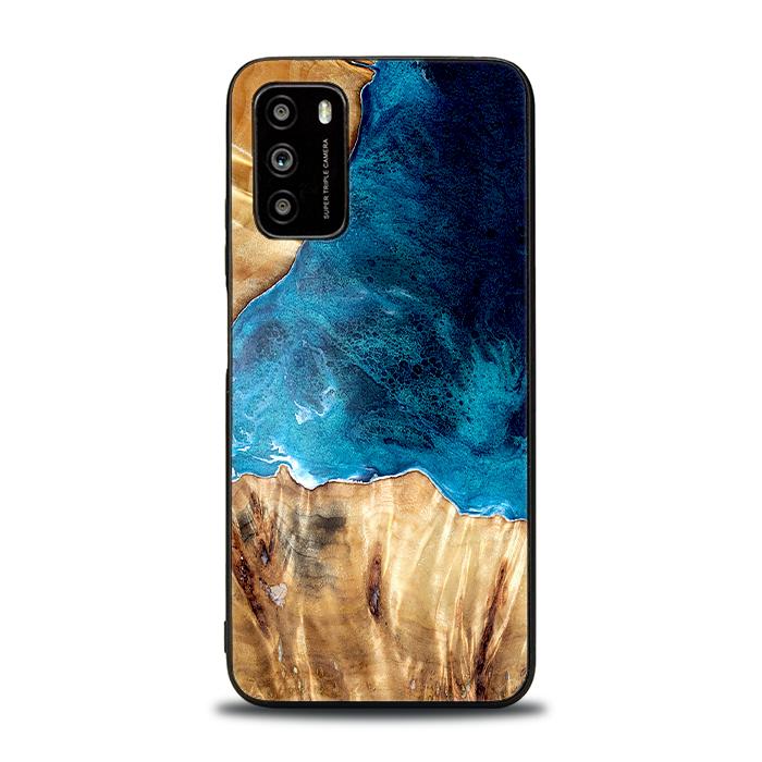 Xiaomi POCO M3 Etui na telefon z żywicy i drewna - Synergy#D127