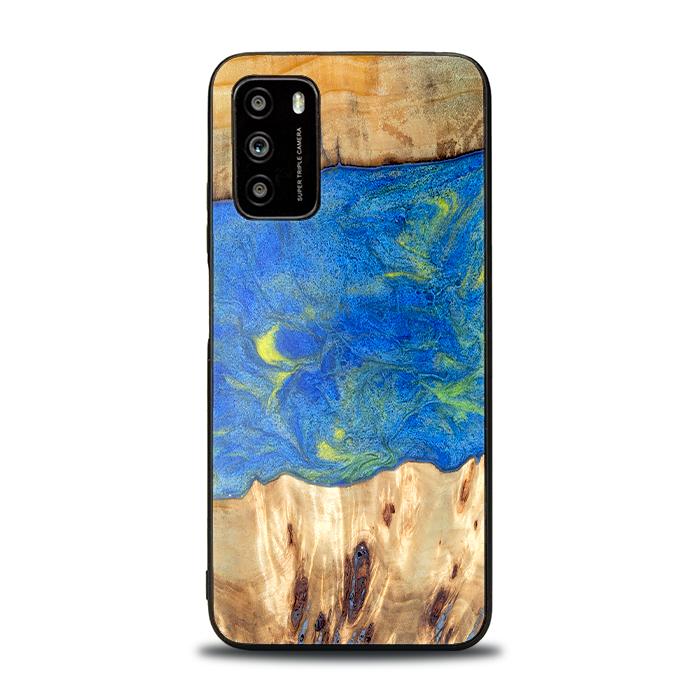 Xiaomi POCO M3 Resin & Wood Phone Case - Synergy#D131