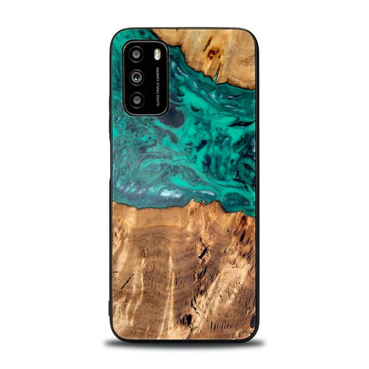 Xiaomi POCO M3 Handyhülle aus Harz und Holz - Synergy#D133