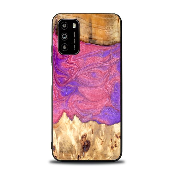 Xiaomi POCO M3 Handyhülle aus Harz und Holz - Synergy#D136
