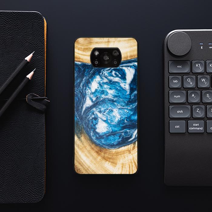 Etui na telefon z żywicy i drewna Xiaomi POCO X3 / X3 Pro - SYNERGY#350