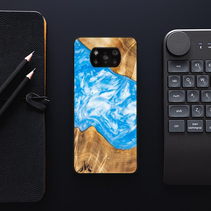 Xiaomi POCO X3 / X3 Pro Resin & Wood Phone Case - SYNERGY#A28