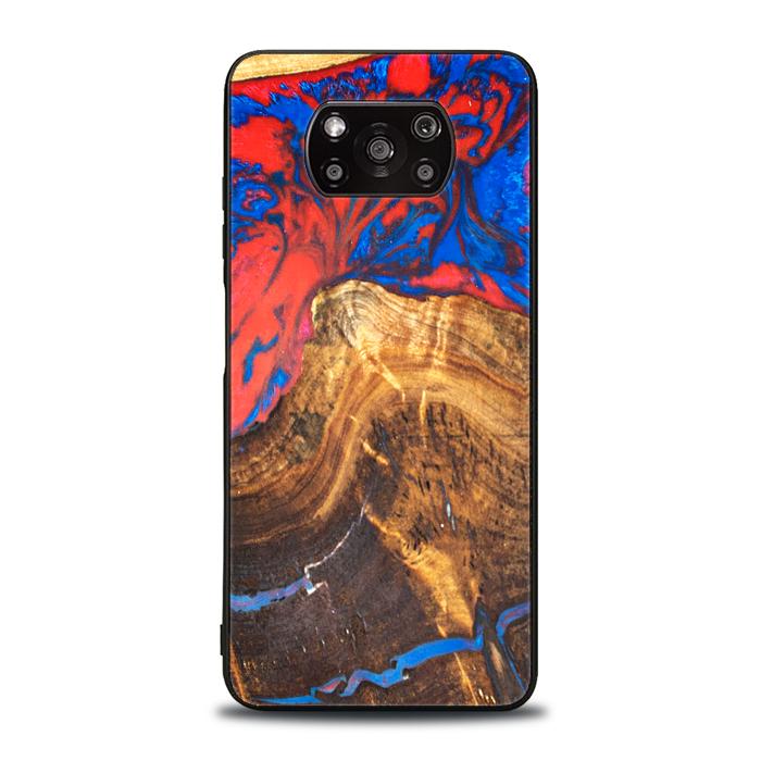 Etui na telefon Xiaomi POCO X3 / X3 Pro z żywicy i drewna - SYNERGY#B31