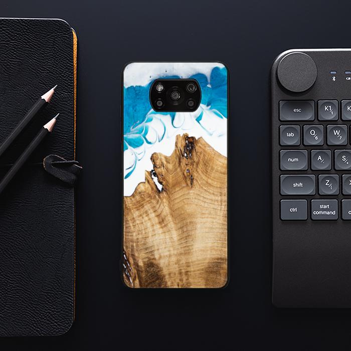 Etui na telefon z żywicy i drewna Xiaomi POCO X3 / X3 Pro - SYNERGY#C41