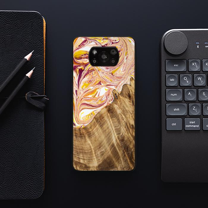 Xiaomi POCO X3 / X3 Pro Handyhülle aus Kunstharz und Holz - SYNERGY#C48