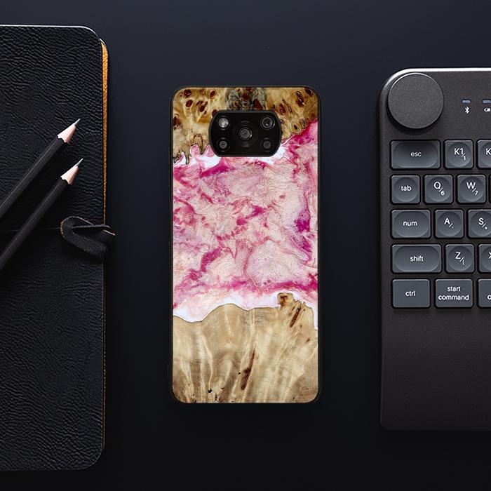 Xiaomi POCO X3 / X3 Pro Resin & Wood Phone Case - Synergy#D101
