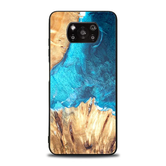 Xiaomi POCO X3 / X3 Pro Handyhülle aus Kunstharz und Holz - Synergy#D115