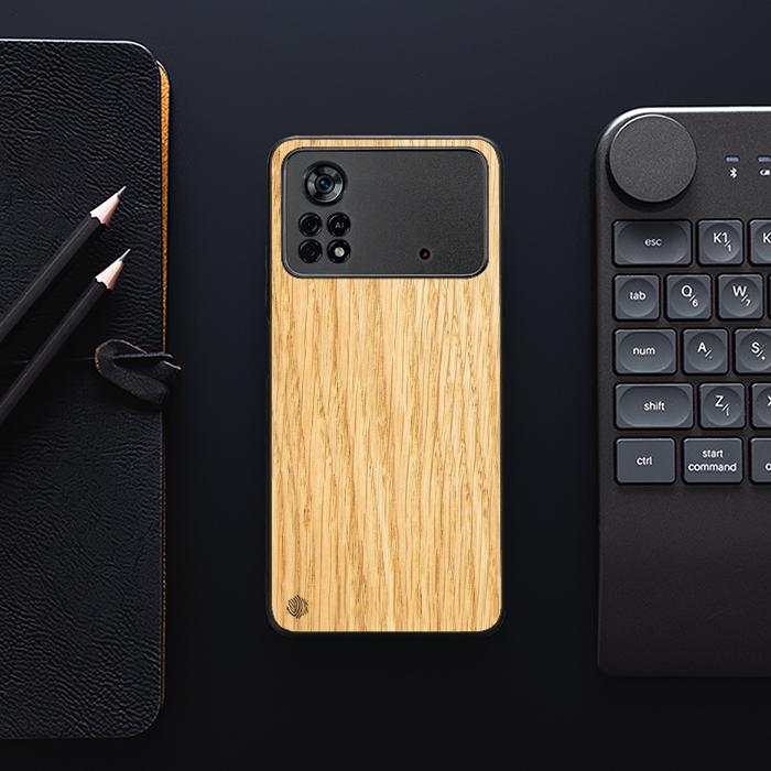 Xiaomi POCO X4 Pro 5G Handyhülle aus Holz - Eiche