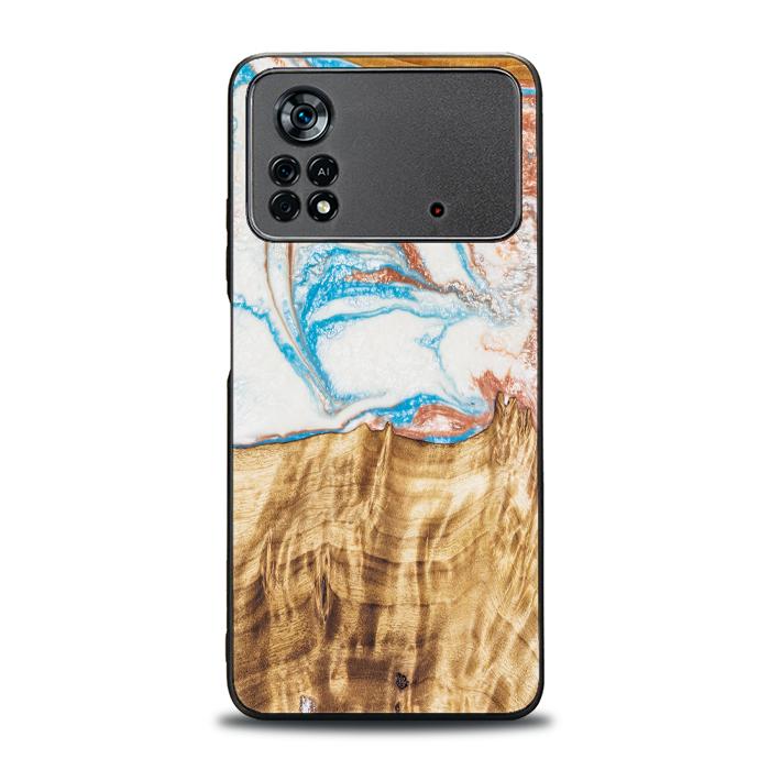 Xiaomi POCO X4 Pro 5G Etui na telefon z żywicy i drewna - SYNERGY#47