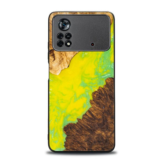 Xiaomi POCO X4 Pro 5G Resin & Wood Phone Case - SYNERGY#A12