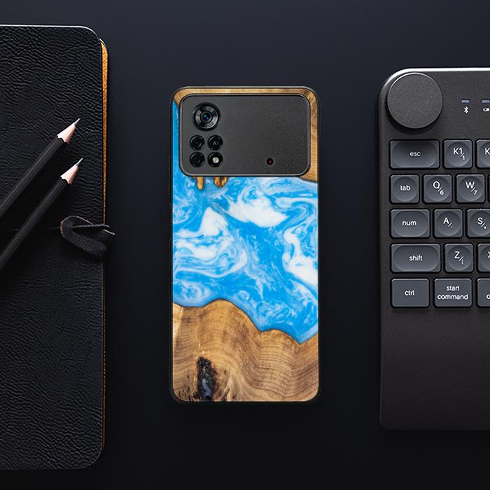 Xiaomi POCO X4 Pro 5G Resin & Wood Phone Case - SYNERGY#A31