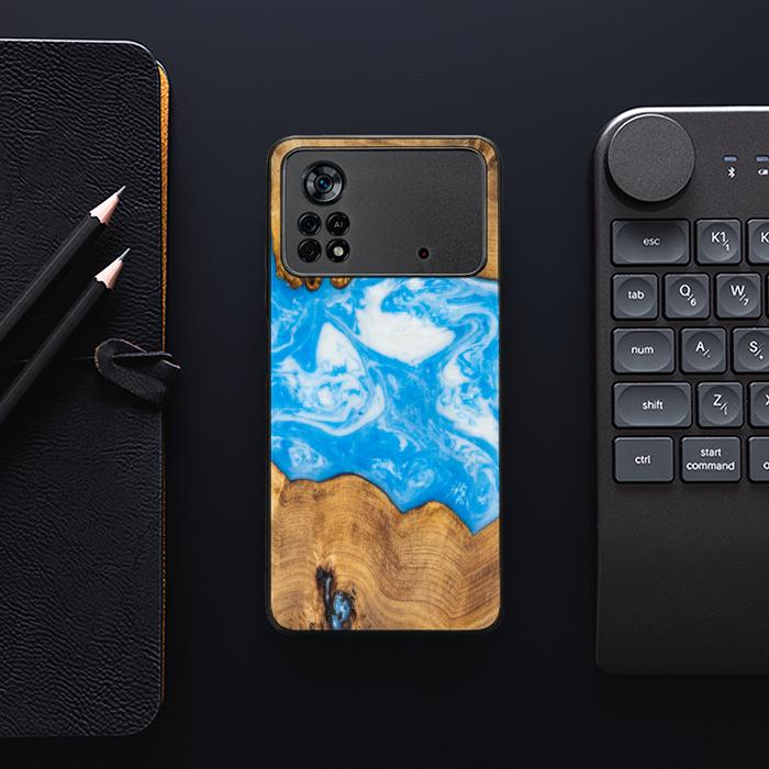 Xiaomi POCO X4 Pro 5G Resin & Wood Phone Case - SYNERGY#A32