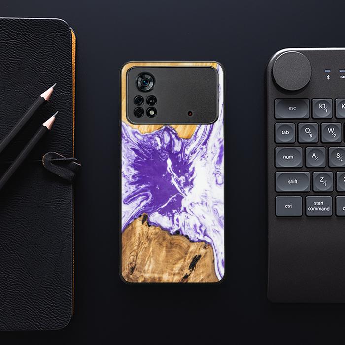 Xiaomi POCO X4 Pro 5G Resin & Wood Phone Case - SYNERGY#A79