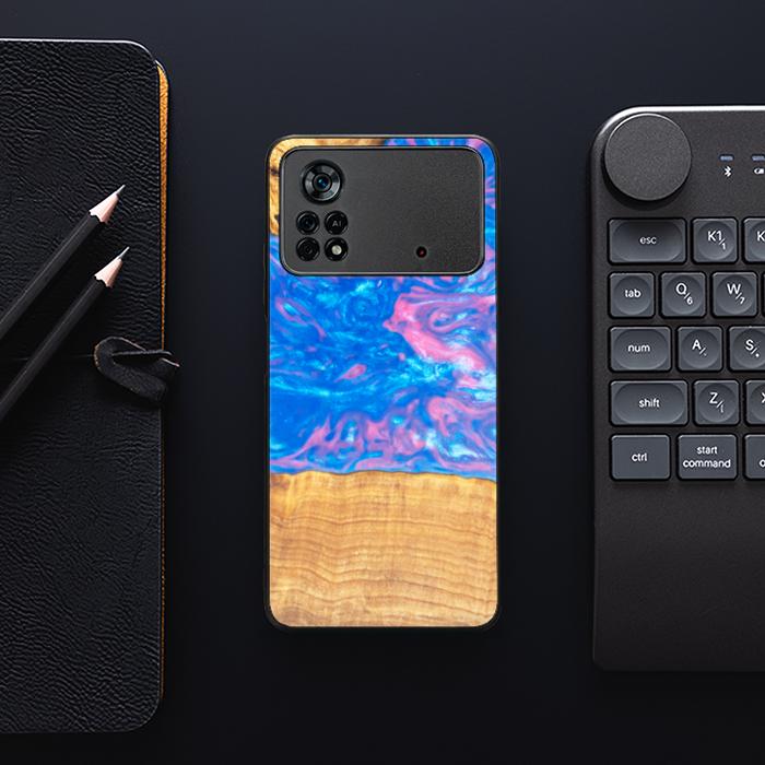 Xiaomi POCO X4 Pro 5G Resin & Wood Phone Case - SYNERGY#B24