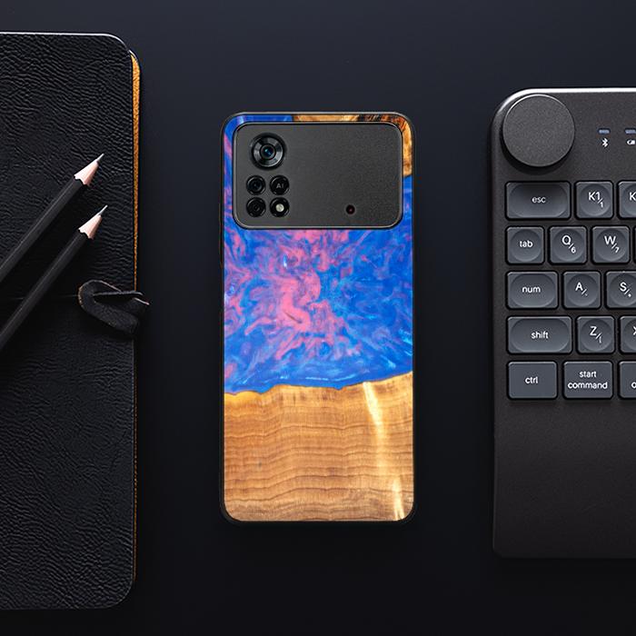 Xiaomi POCO X4 Pro 5G Resin & Wood Phone Case - SYNERGY#B29