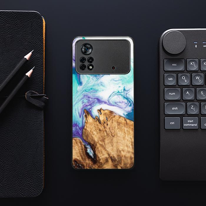 Xiaomi POCO X4 Pro 5G Etui na telefon z żywicy i drewna - SYNERGY#C17