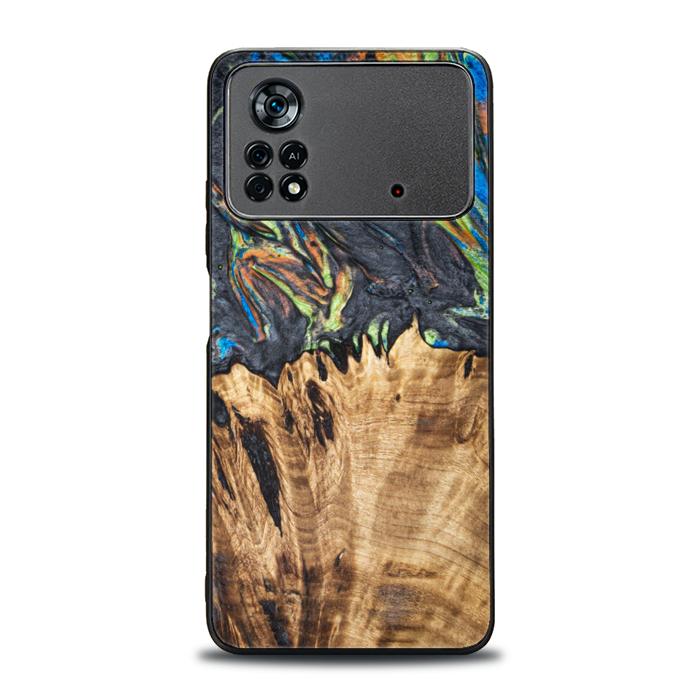 Xiaomi POCO X4 Pro 5G Etui na telefon z żywicy i drewna - SYNERGY#C22
