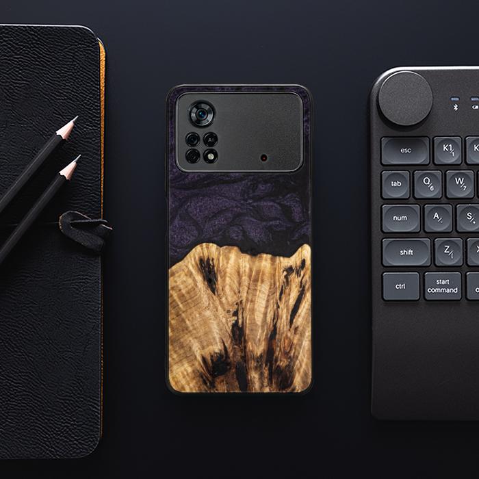Xiaomi POCO X4 Pro 5G Etui na telefon z żywicy i drewna - SYNERGY#C31