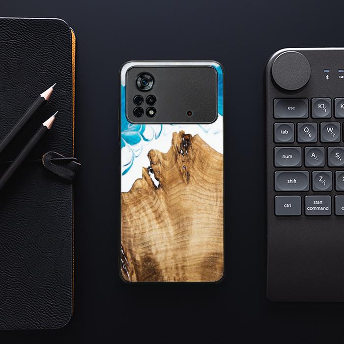 Xiaomi POCO X4 Pro 5G Etui na telefon z żywicy i drewna - SYNERGY#C41