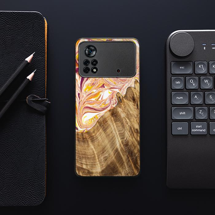 Xiaomi POCO X4 Pro 5G Handyhülle aus Kunstharz und Holz - SYNERGY#C48