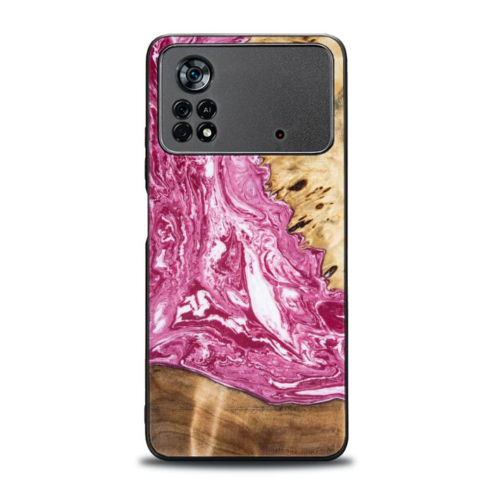 Xiaomi POCO X4 Pro 5G Etui na telefon z żywicy i drewna - Synergy#129