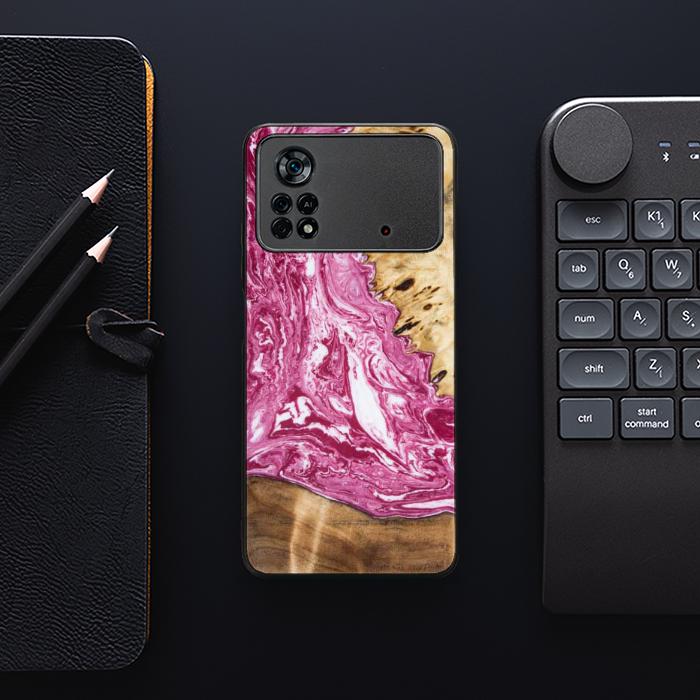 Xiaomi POCO X4 Pro 5G Resin & Wood Phone Case - Synergy#129