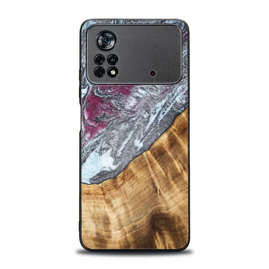 Xiaomi POCO X4 Pro 5G Resin & Wood Phone Case - Synergy#C12