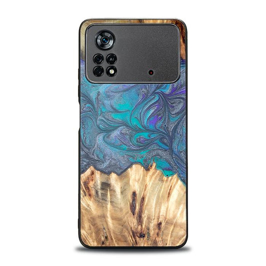 Xiaomi POCO X4 Pro 5G Handyhülle aus Harz und Holz - Synergy#D107