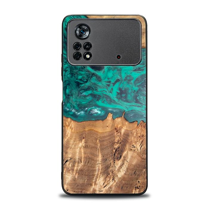 Xiaomi POCO X4 Pro 5G Handyhülle aus Harz und Holz - Synergy#D112