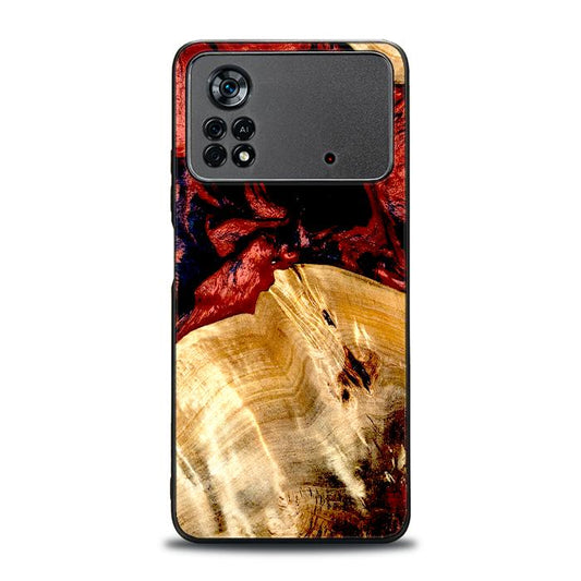 Xiaomi POCO X4 Pro 5G Handyhülle aus Harz und Holz - Synergy#D117