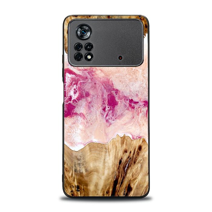 Xiaomi POCO X4 Pro 5G Etui na telefon z żywicy i drewna - Synergy#D119