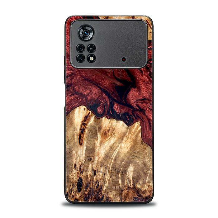 Xiaomi POCO X4 Pro 5G Etui na telefon z żywicy i drewna - Synergy#D121