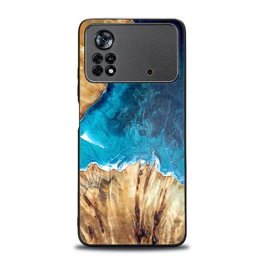Xiaomi POCO X4 Pro 5G Handyhülle aus Harz und Holz - Synergy#D126