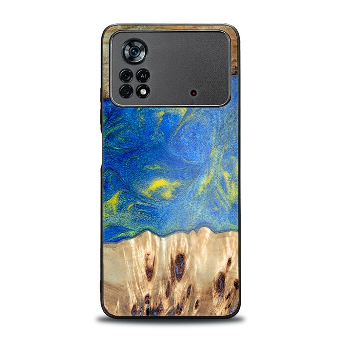 Xiaomi POCO X4 Pro 5G Etui na telefon z żywicy i drewna - Synergy#D128