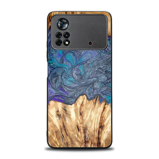 Xiaomi POCO X4 Pro 5G Handyhülle aus Harz und Holz - Synergy#D132