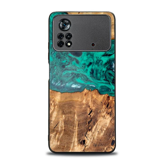 Xiaomi POCO X4 Pro 5G Handyhülle aus Harz und Holz - Synergy#D133