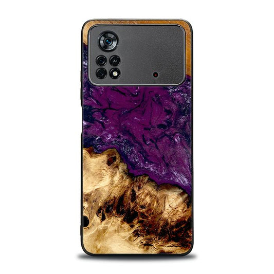 Xiaomi POCO X4 Pro 5G Handyhülle aus Harz und Holz - Synergy#D134