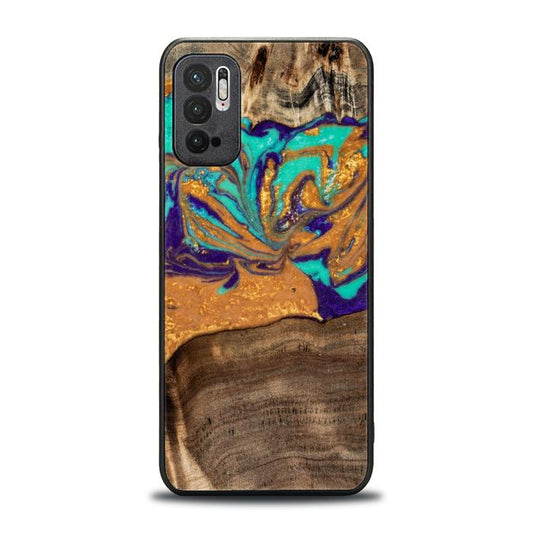 Xiaomi REDMI NOTE 10 5G Resin & Wood Phone Case - SYNERGY#A122