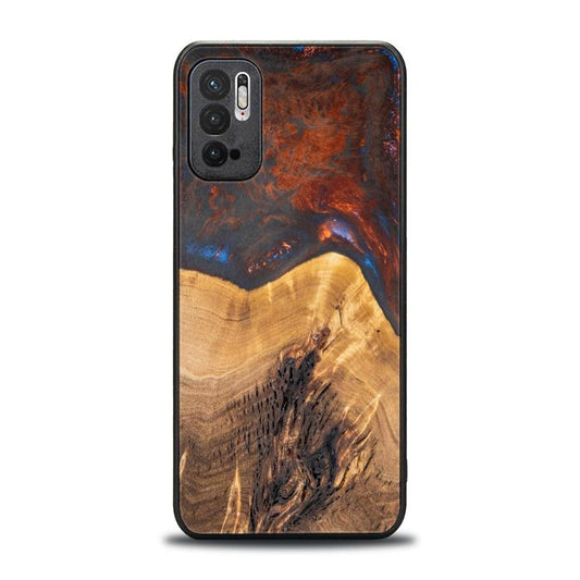 Xiaomi REDMI NOTE 10 5G Resin & Wood Phone Case - SYNERGY#A21